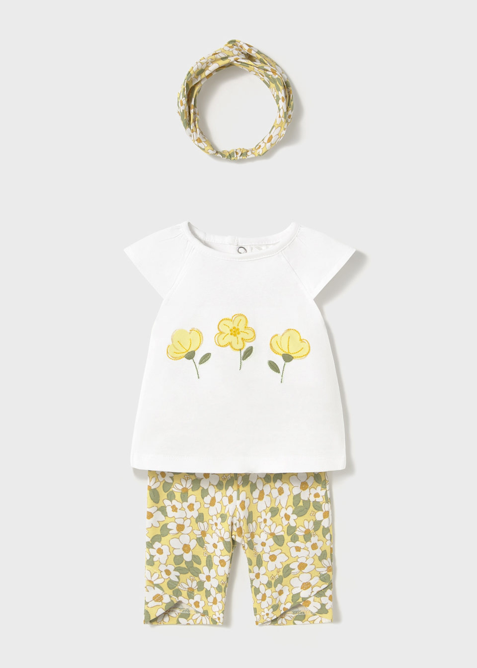 Newborn girl 3 piece set with headband