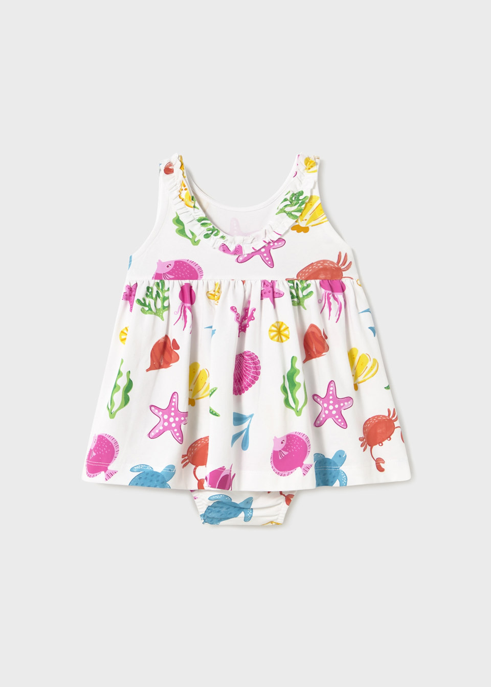 Kleid mit Windelhöschen gemustert Baby