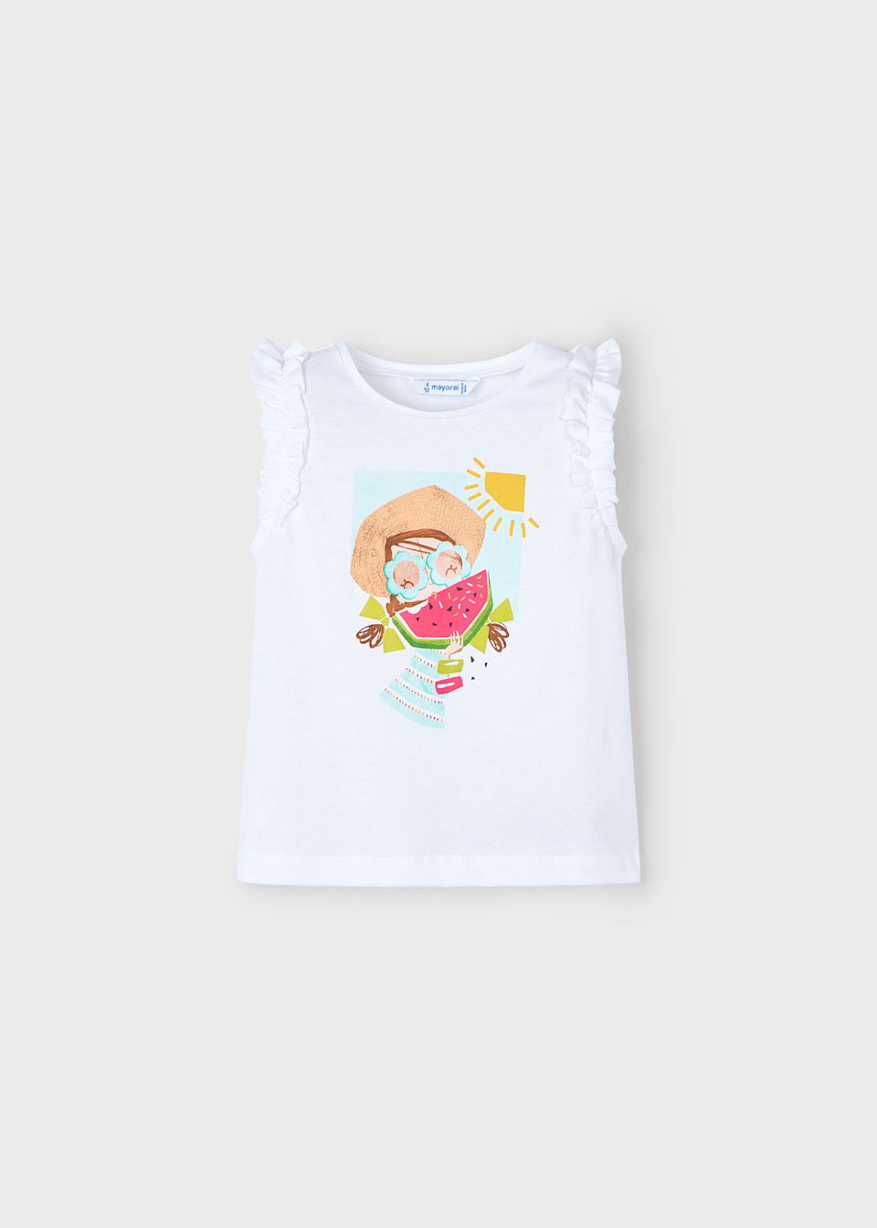 Girl watermelon print top