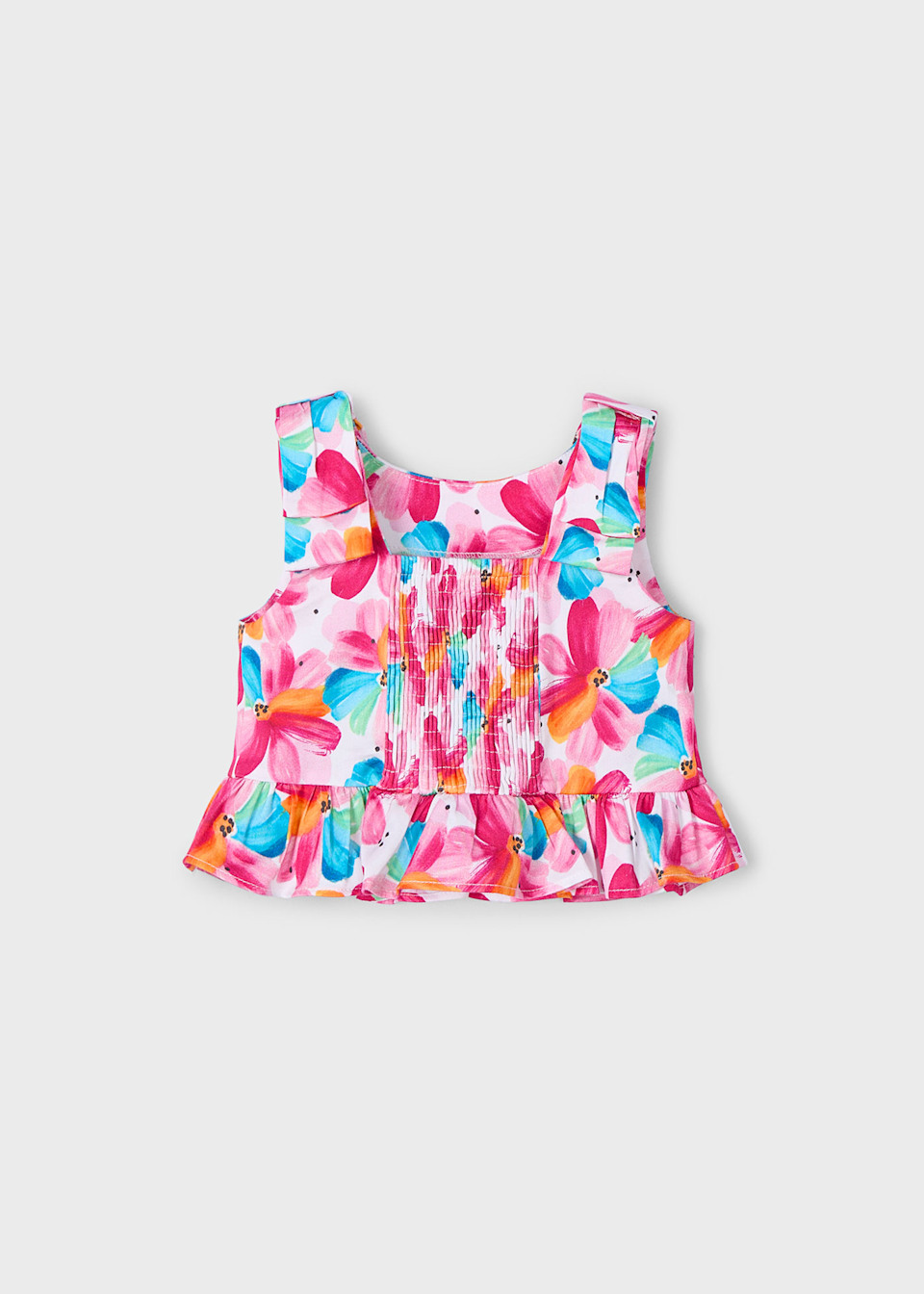 Langarm Shirt Blumen Mädchen