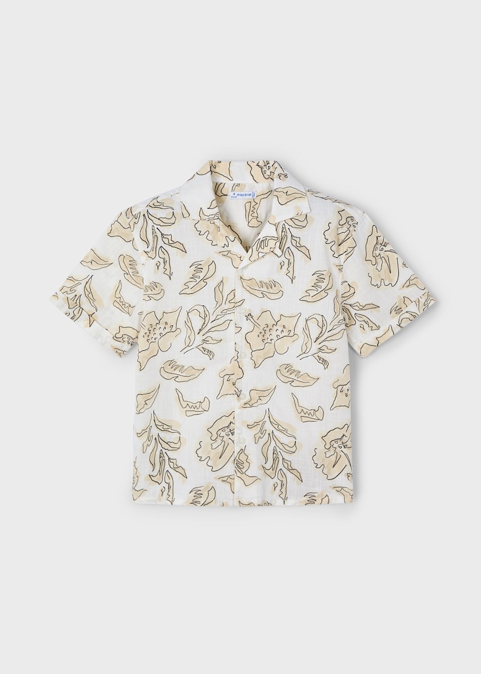 Camisa estampada casual niño