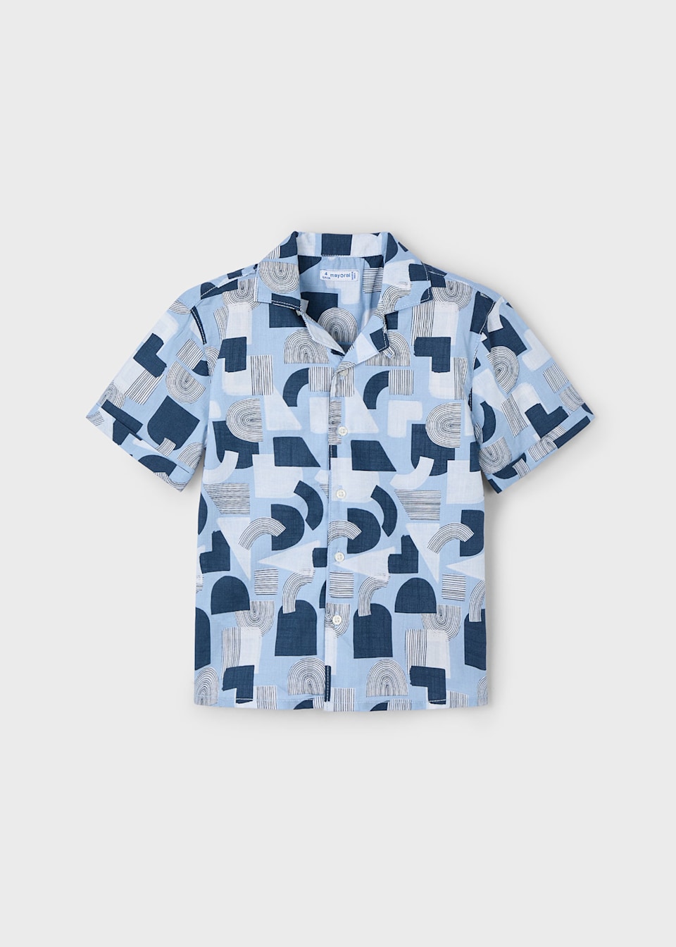 Риза casual с щампа за момче