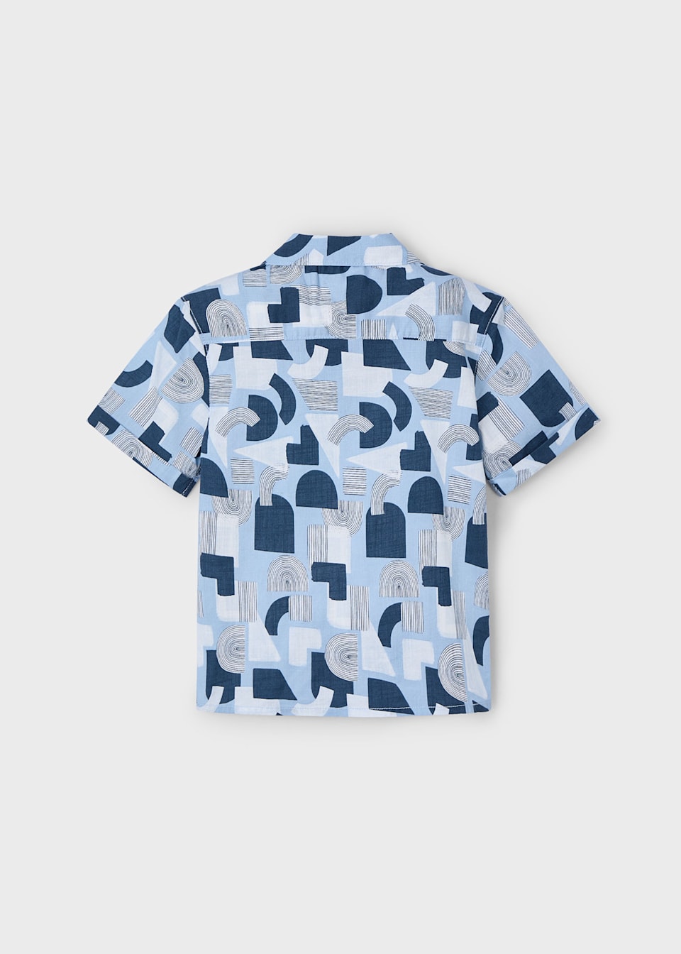 Риза casual с щампа за момче