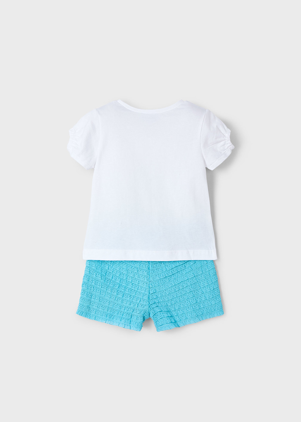 Girl shorts and print top set