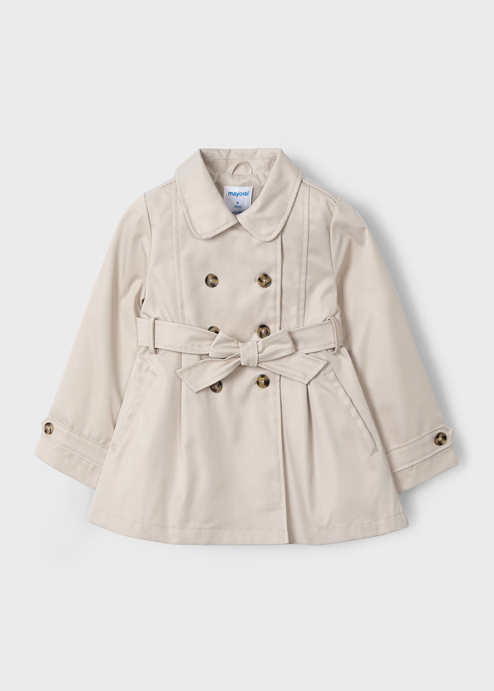 Trench-coat nœud fille
