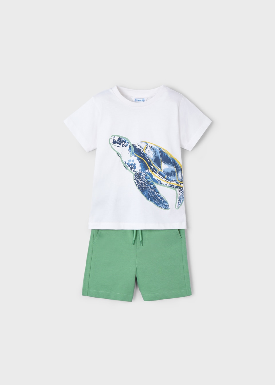 Ensemble short et t-shirt tortue garçon