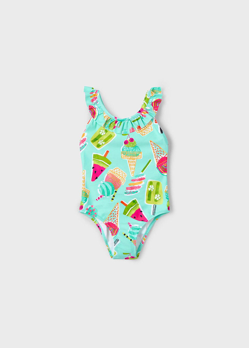 Maillot de bain à volants fille