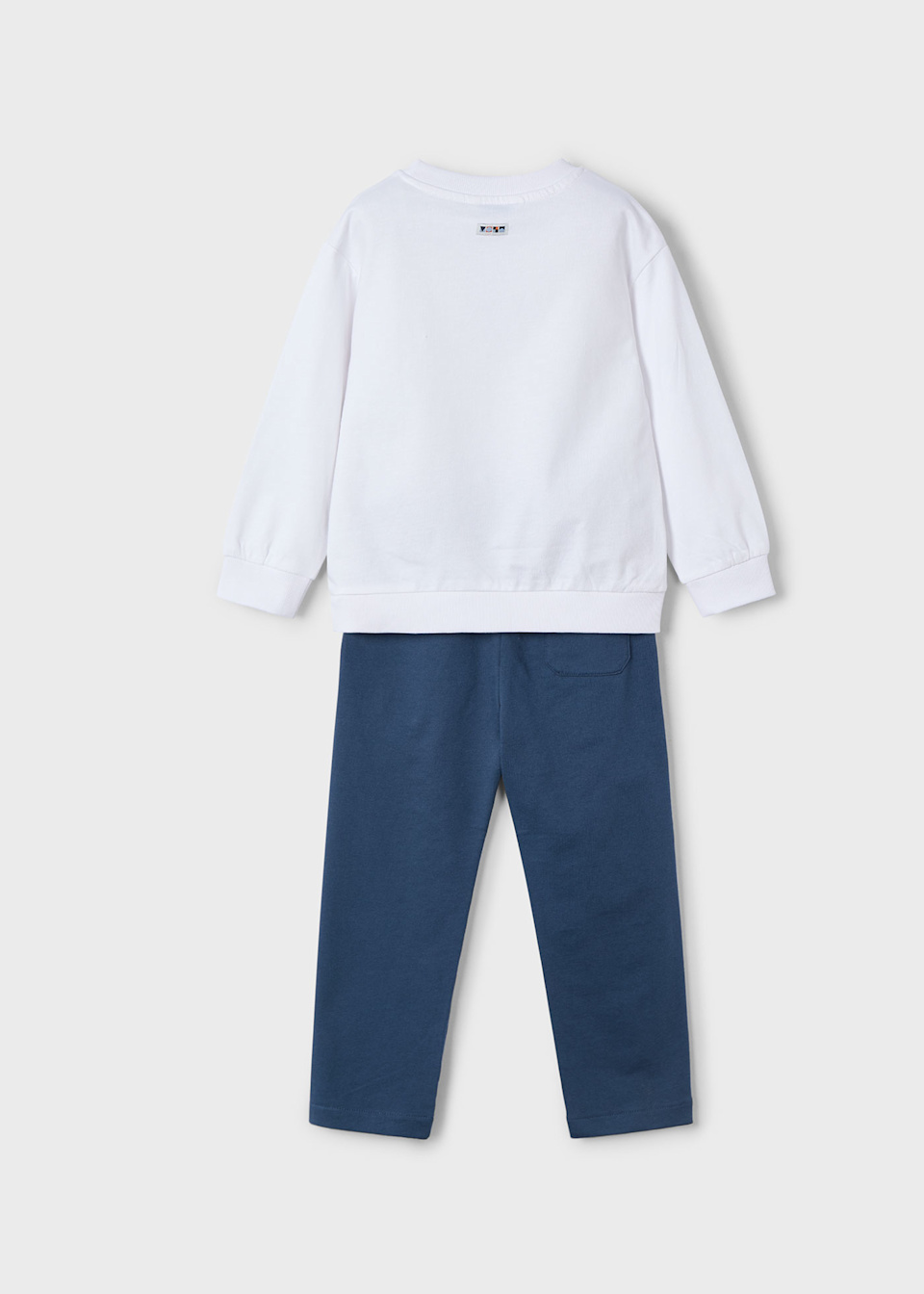 Boy geometric motif tracksuit