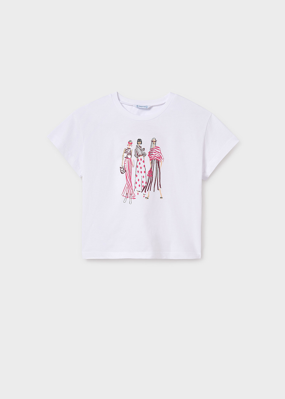 Playera gráfica espalda cruzada chica