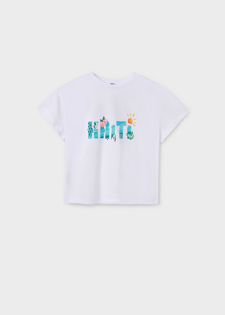T-shirt graphique dos croisé fille