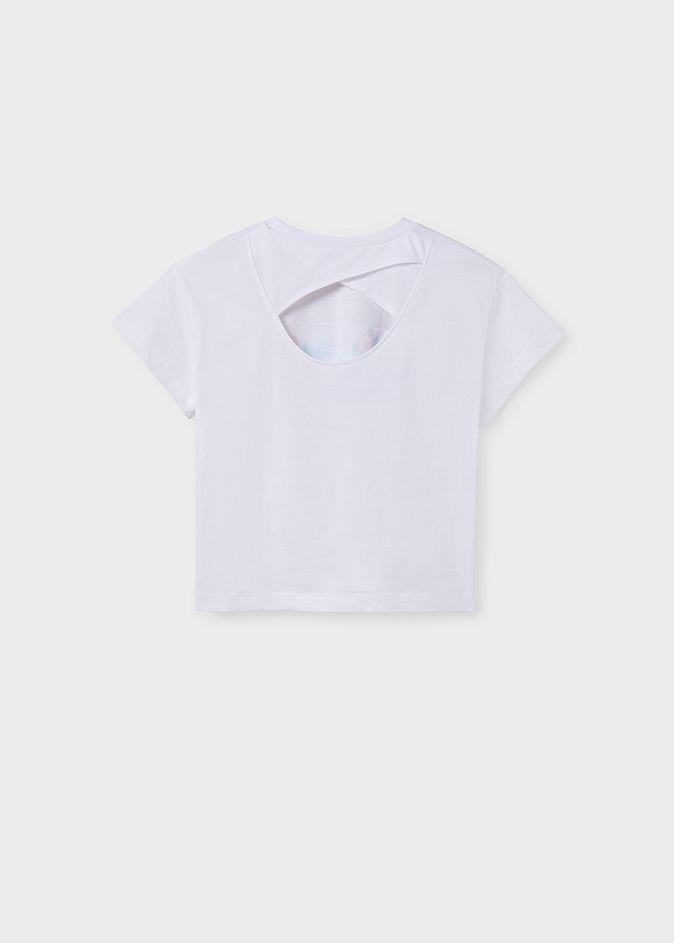 T-shirt graphique dos croisé fille