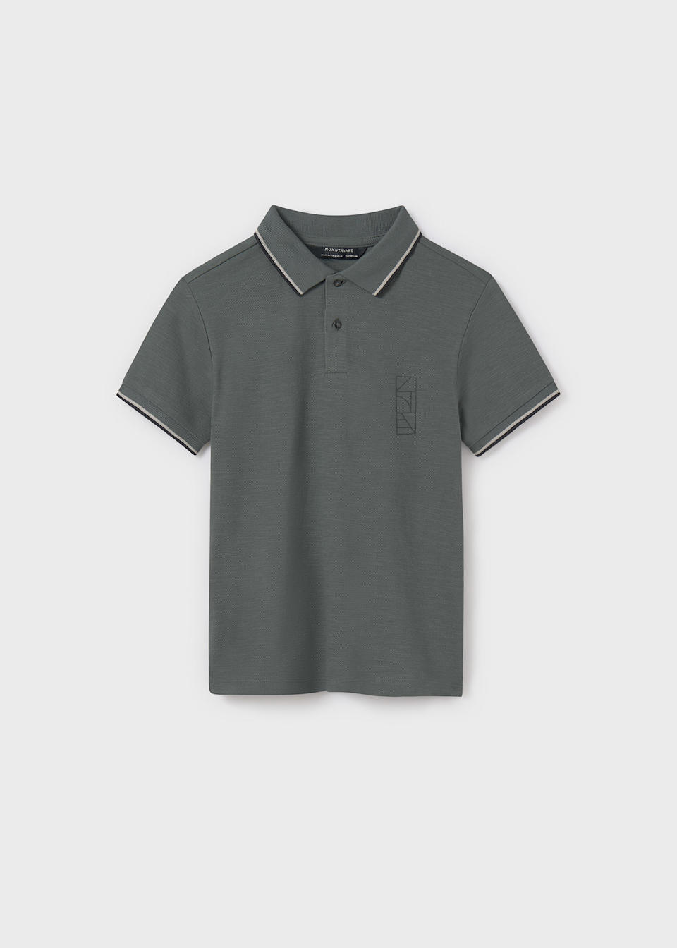Polo estampado trasero chico