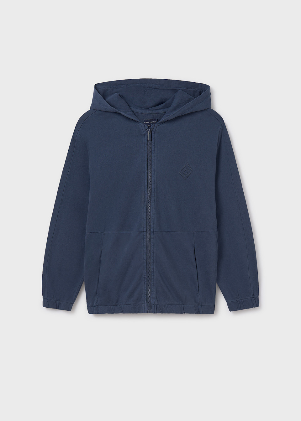 Bluza z suwakiem monocolor dla chłopca