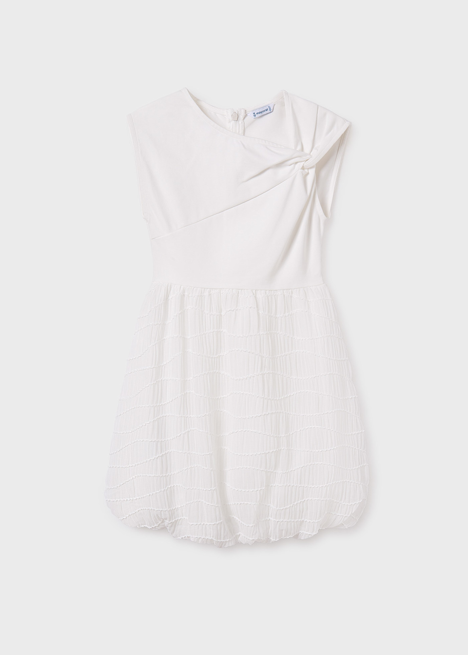Vestido combinado chica