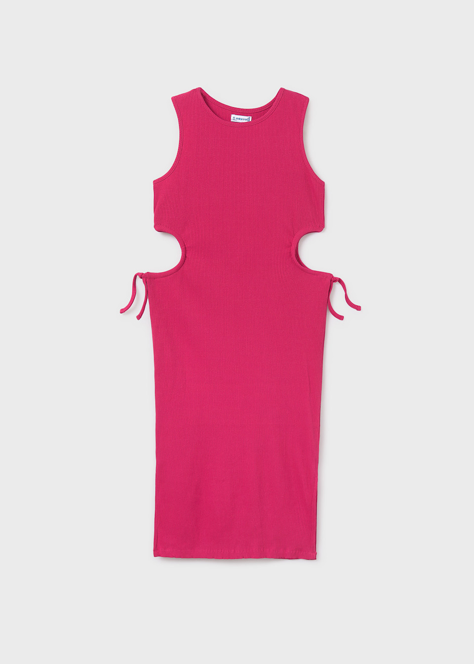 Robe midi côtelée fille