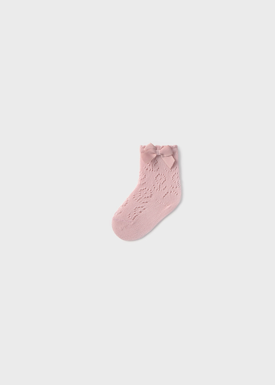 Newborn girl openwork socks