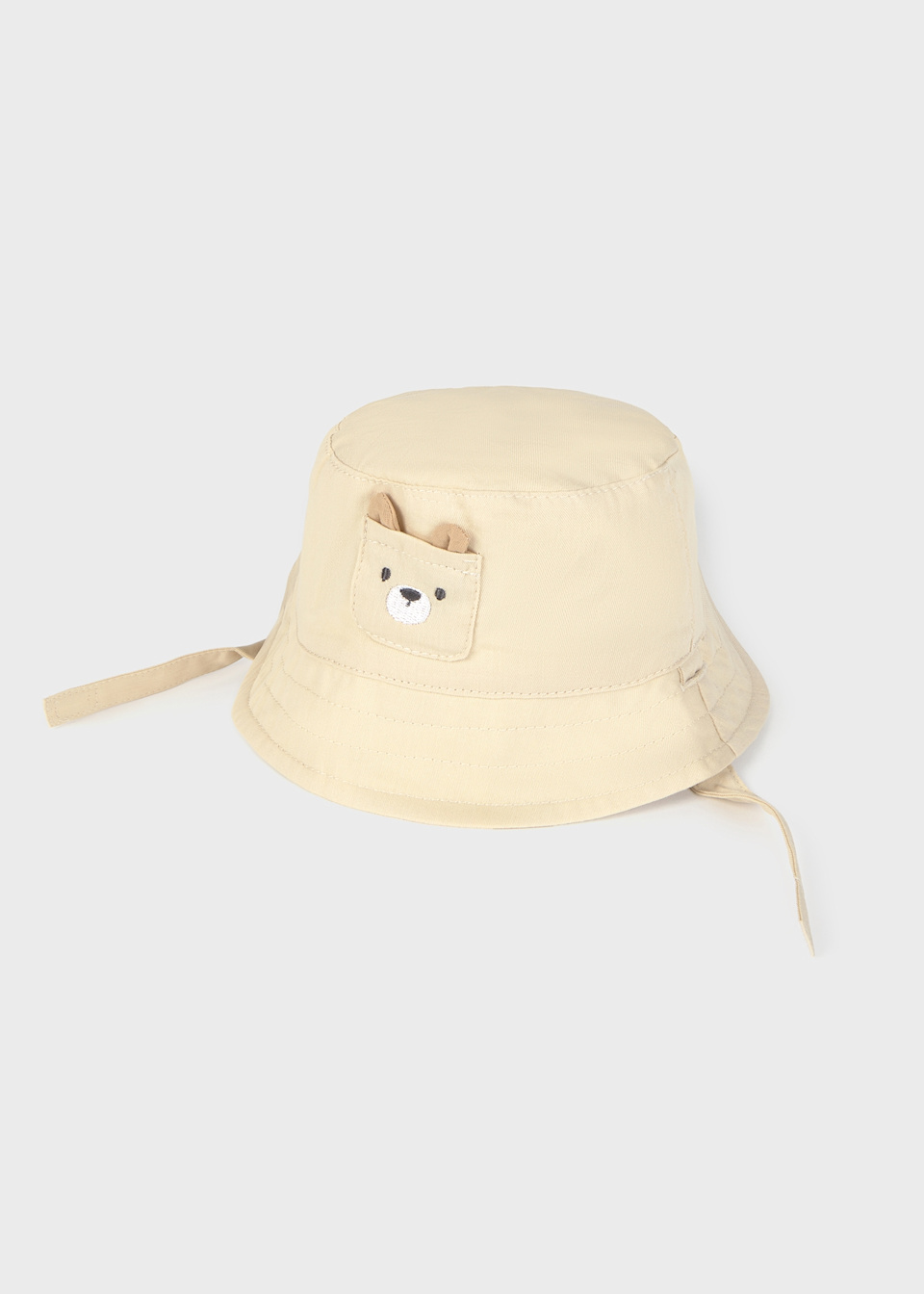Chapeau réversible ourson nouveau-né