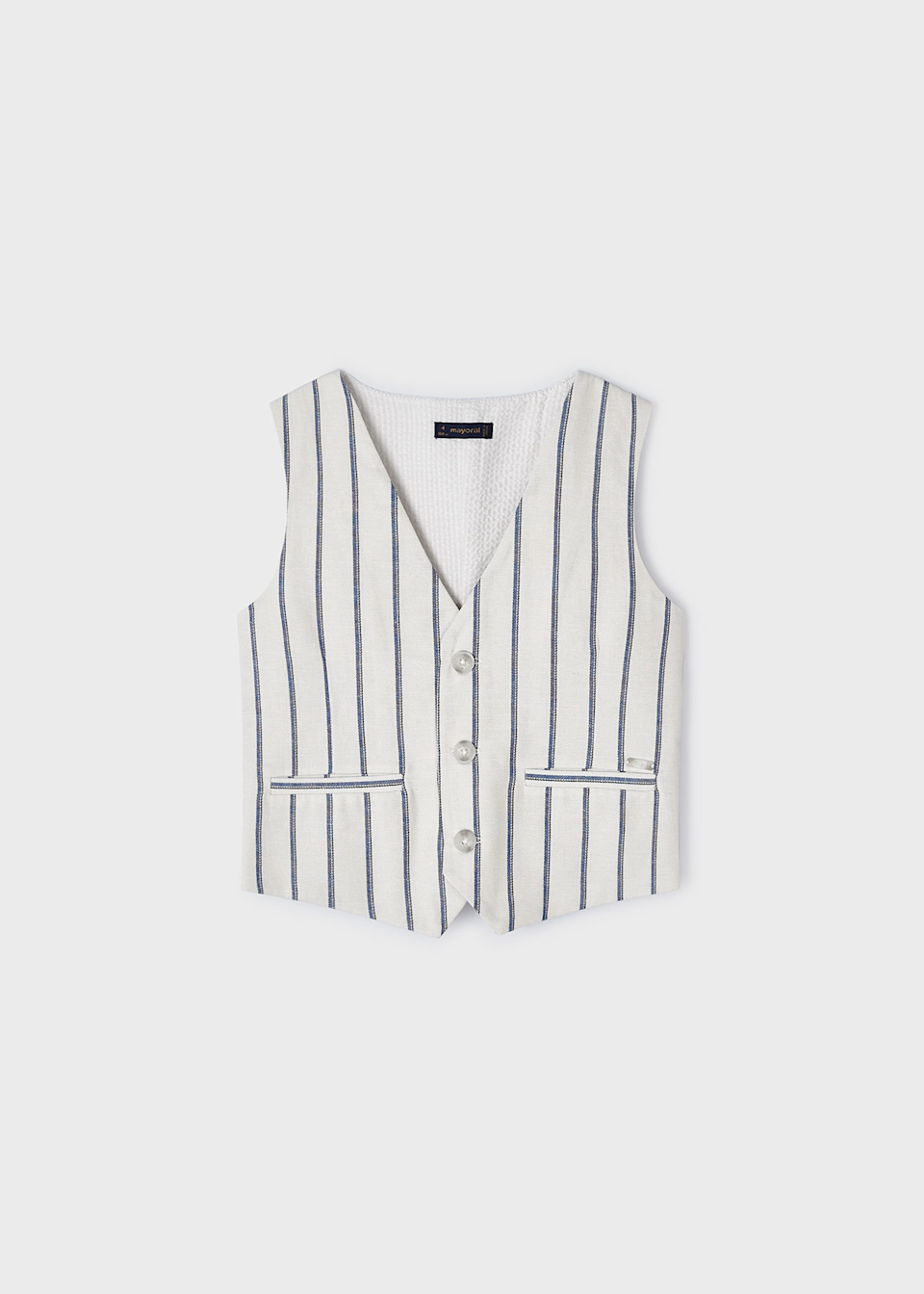 Gilet en lin garçon