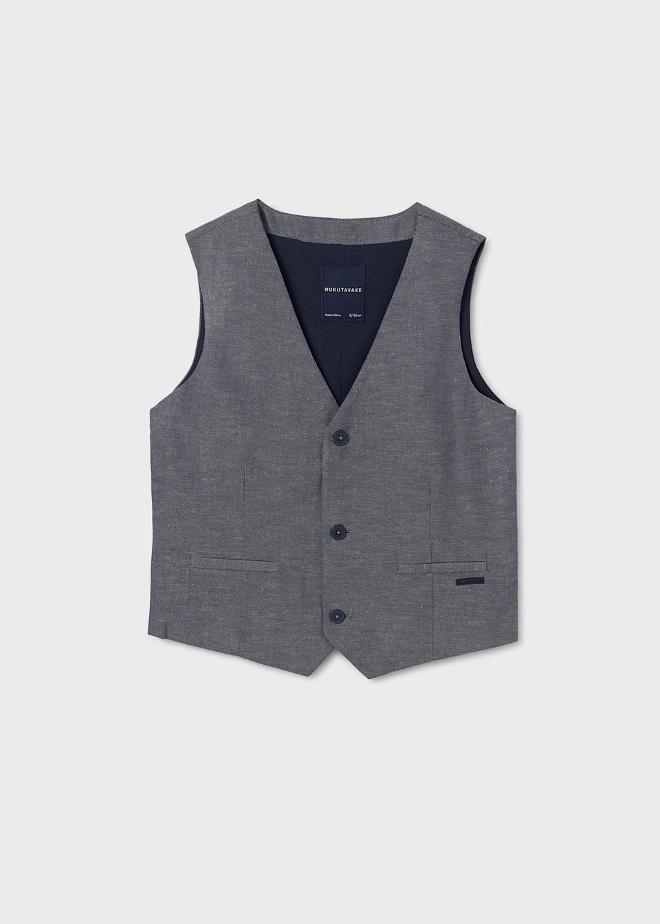 Gilet en lin garçon