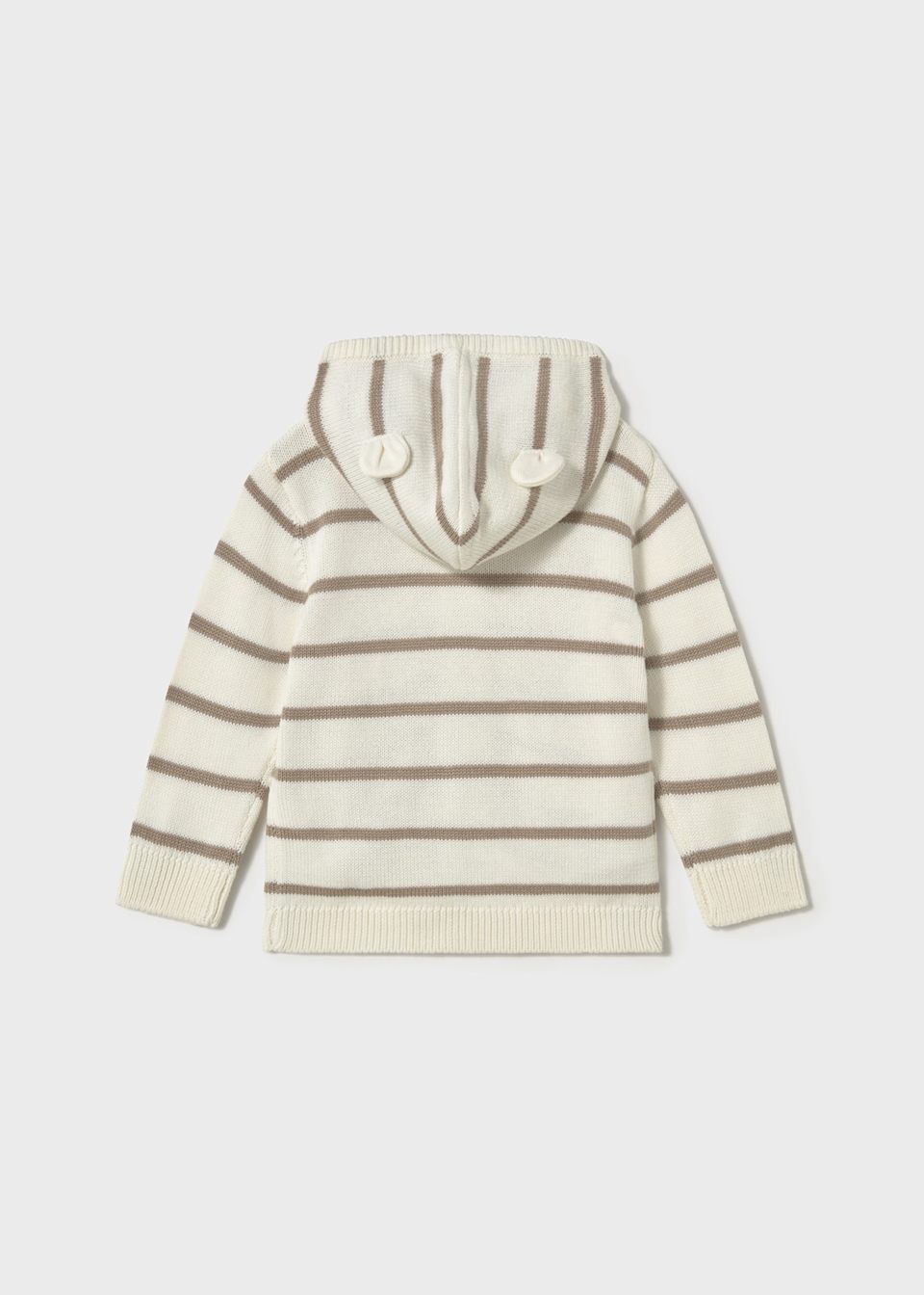 Veste en tricot rayé bébé