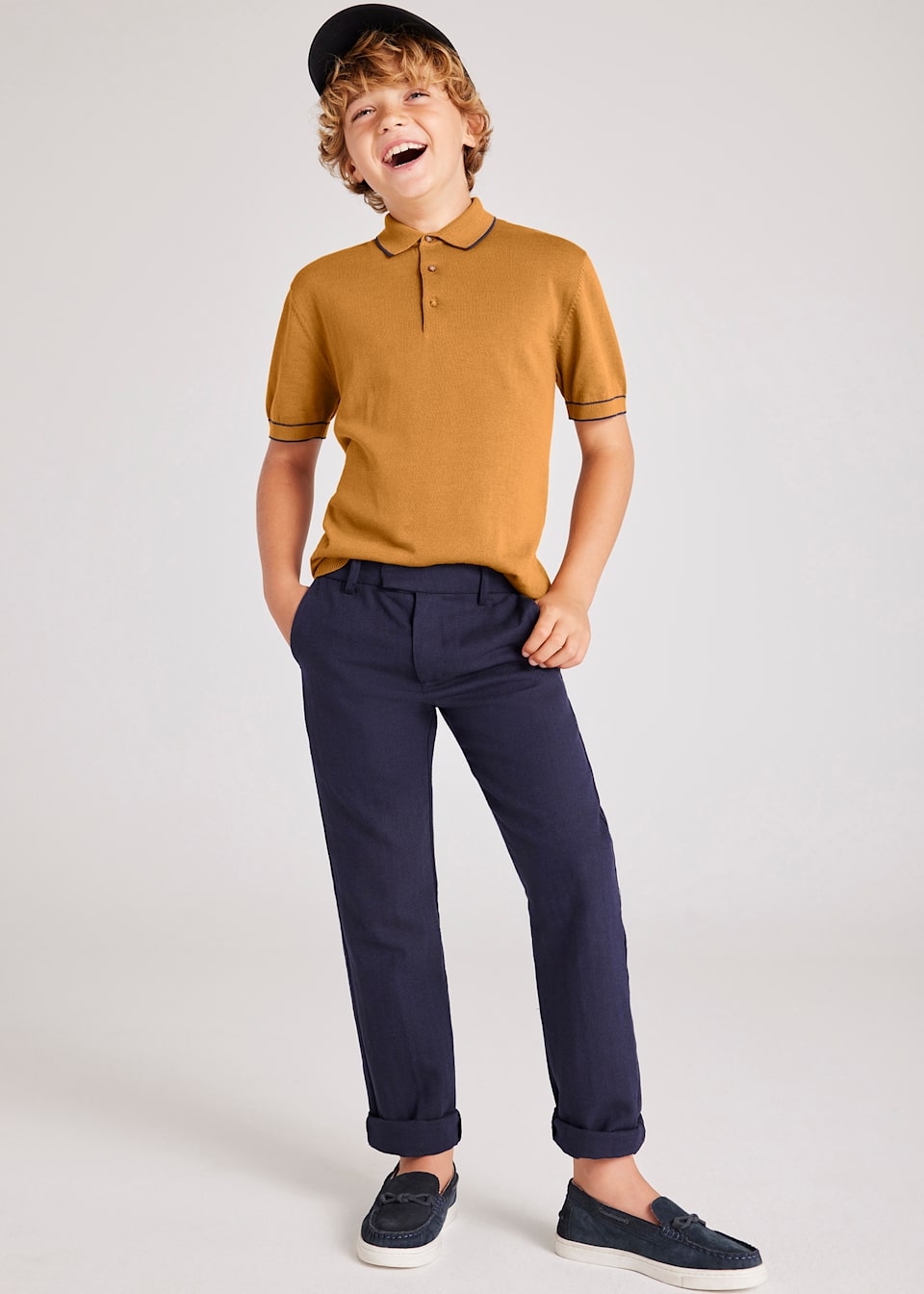 Boy formal linen trousers