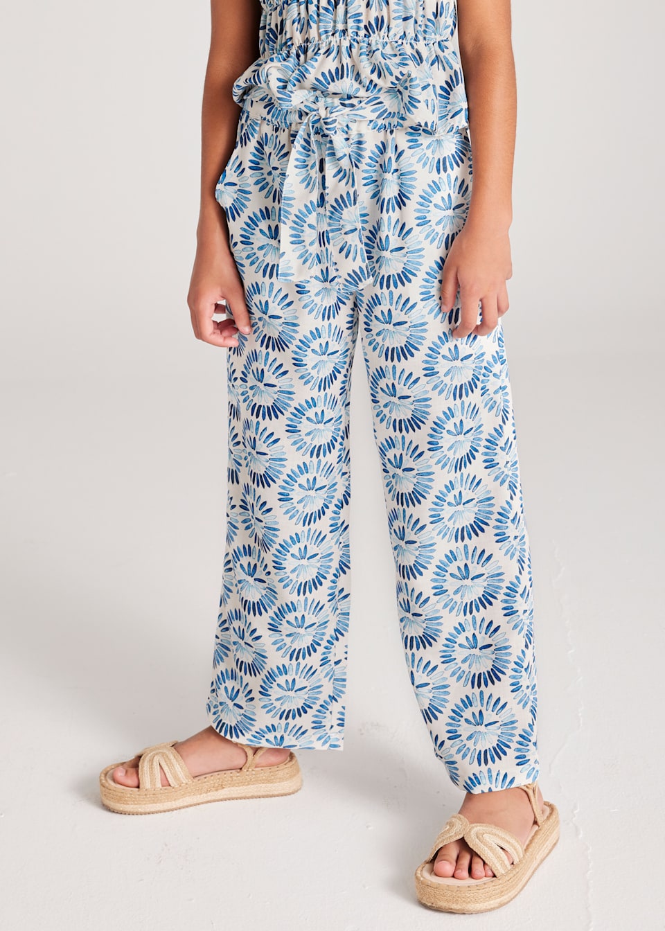 Girl print trousers