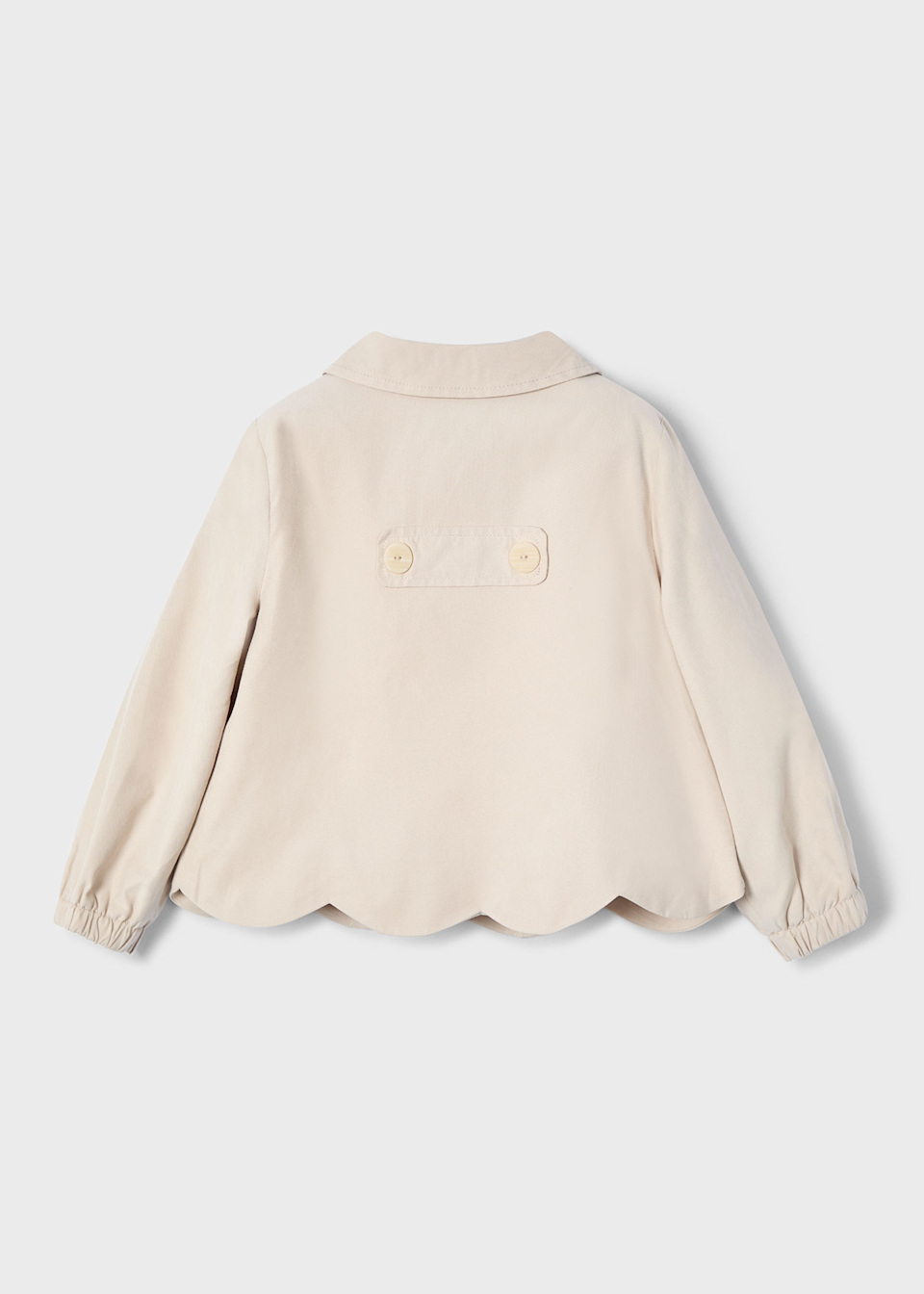 Kuzer Trenchcoat Wellenmuster Mädchen