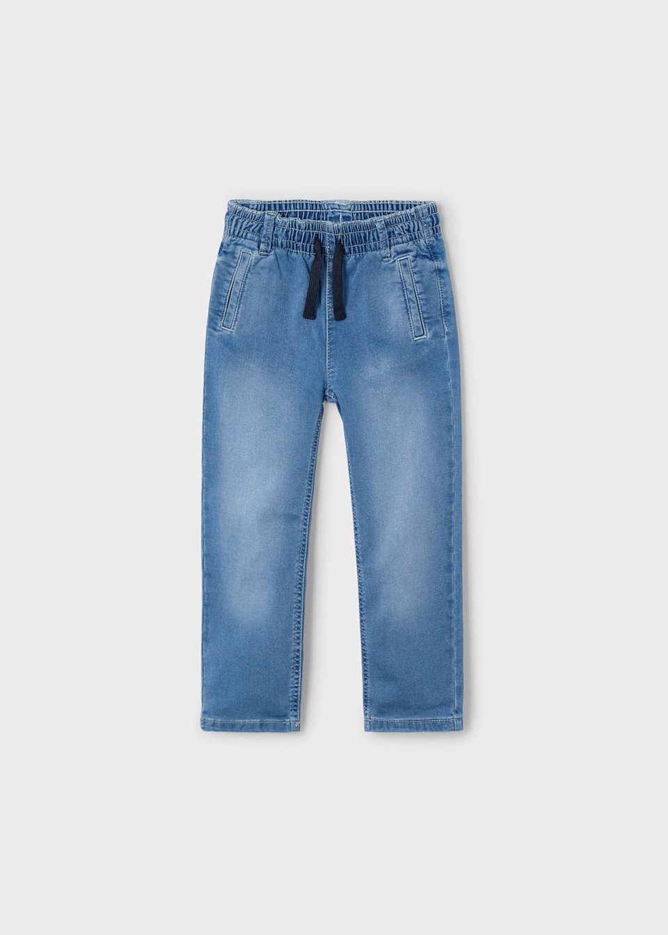 Pantalón de mezclilla cordón niño