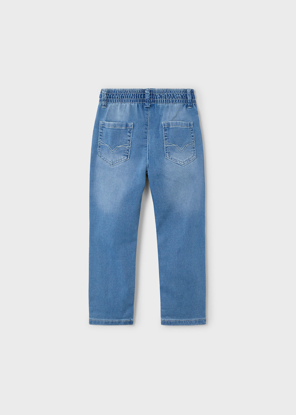 Pantalón de mezclilla cordón niño