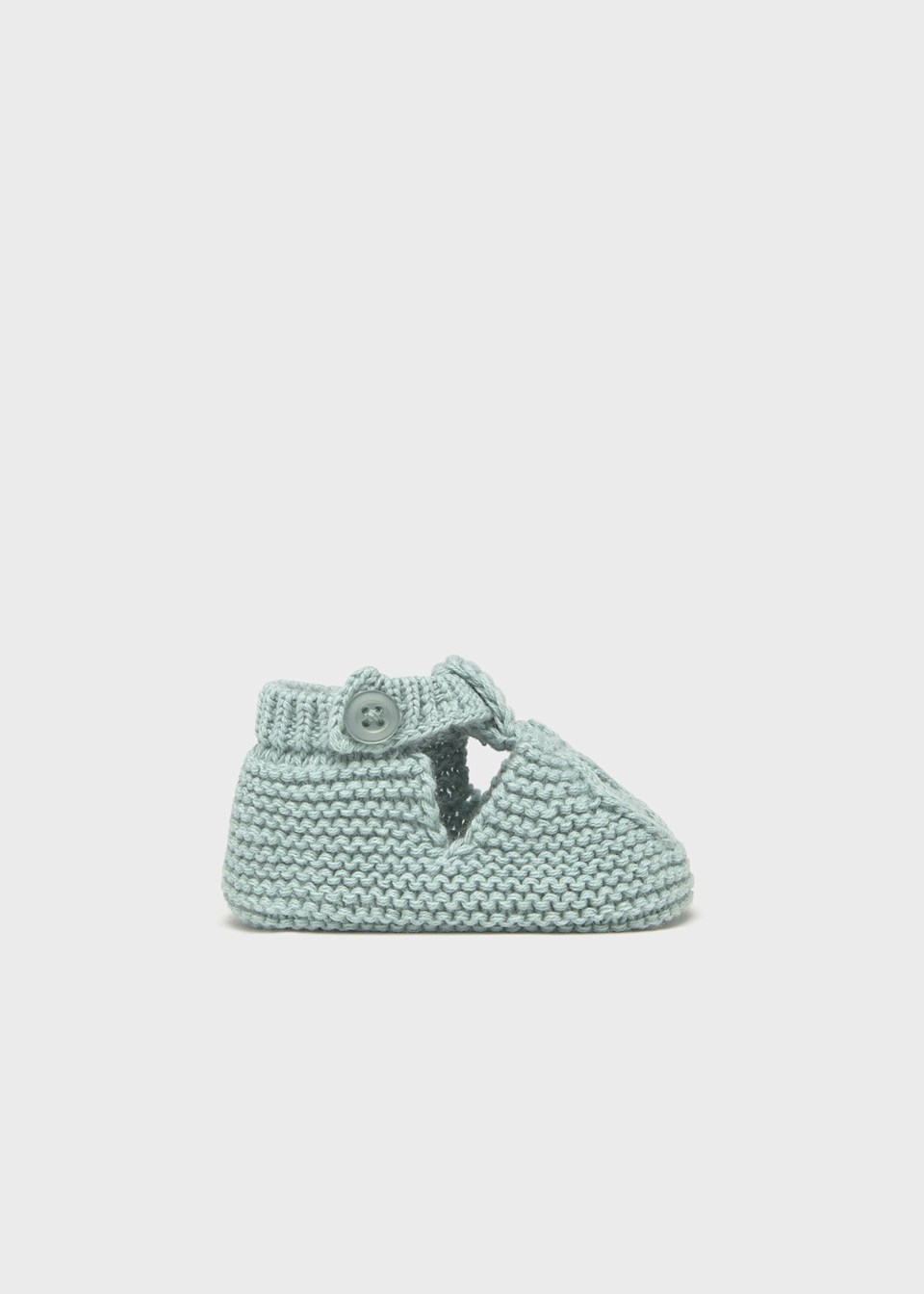 Newborn boy tricot booties