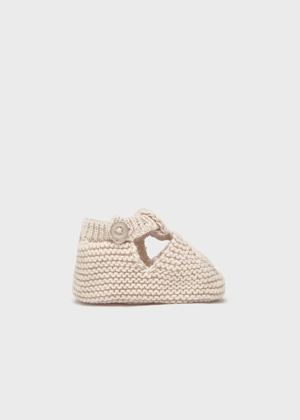 Newborn boy tricot booties