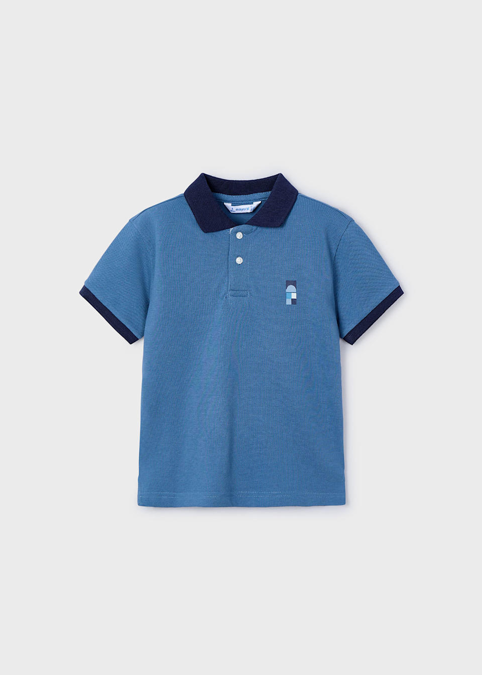 Polo motif graphique au dos garçon
