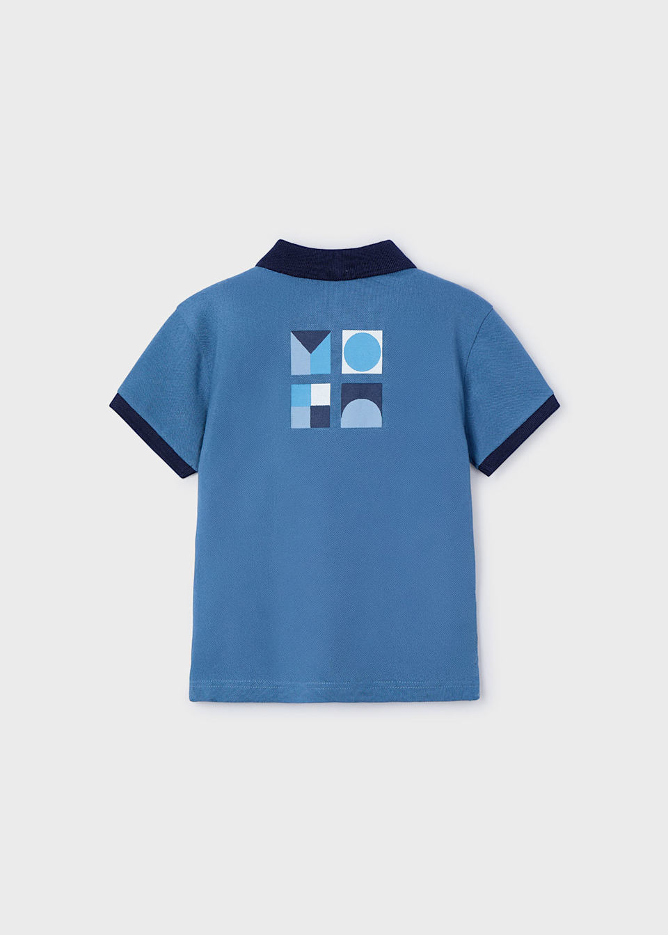 Polo motif graphique au dos garçon