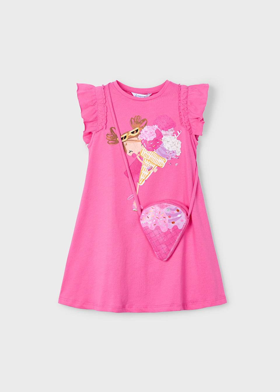 Rochie cu geanta inghetata fetita