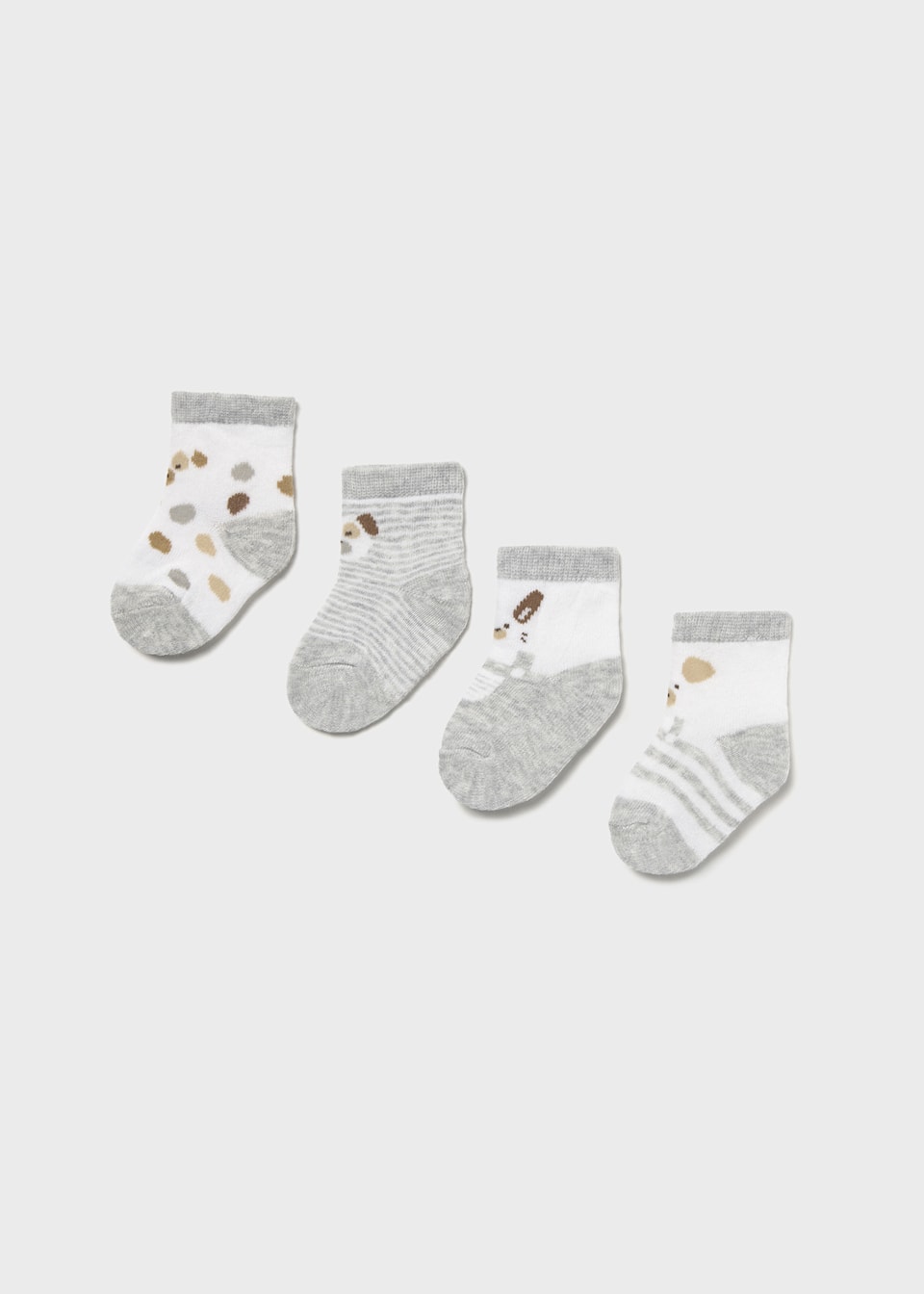 Set 4 sosete cu animalute nou-nascut