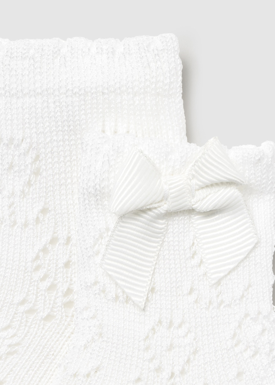 Newborn girl openwork socks