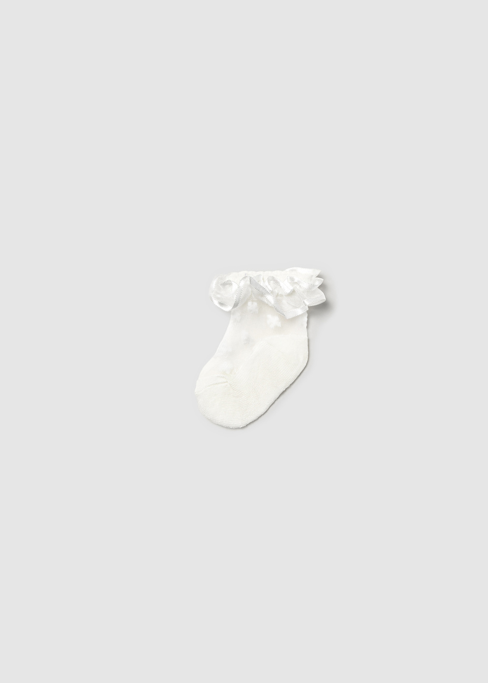 Newborn girl floral socks