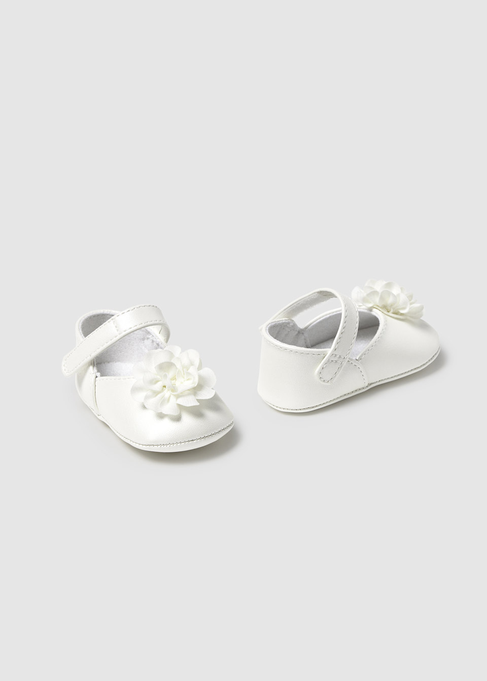 Newborn girl flower Mary Janes