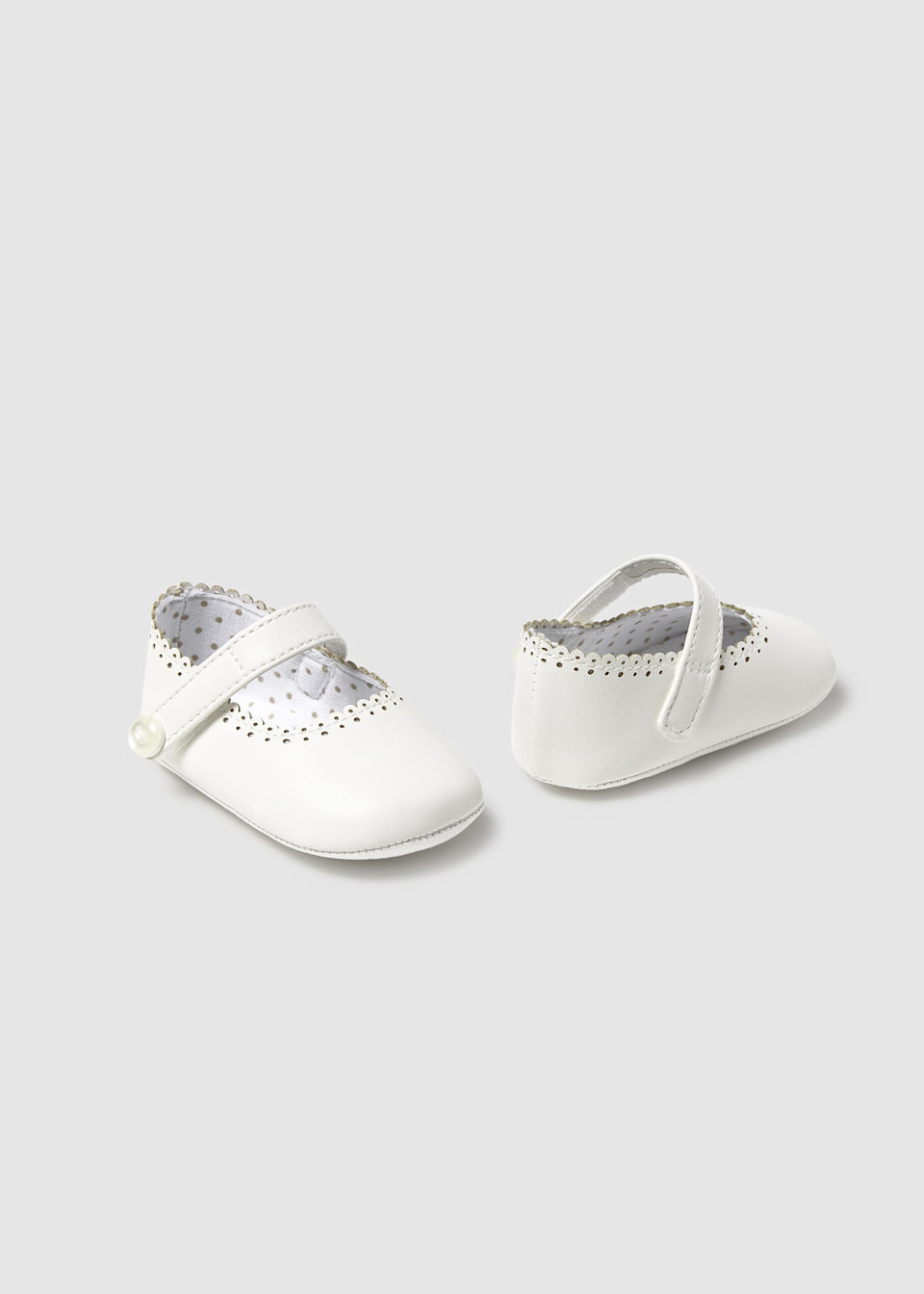 Newborn girl classic Mary Janes