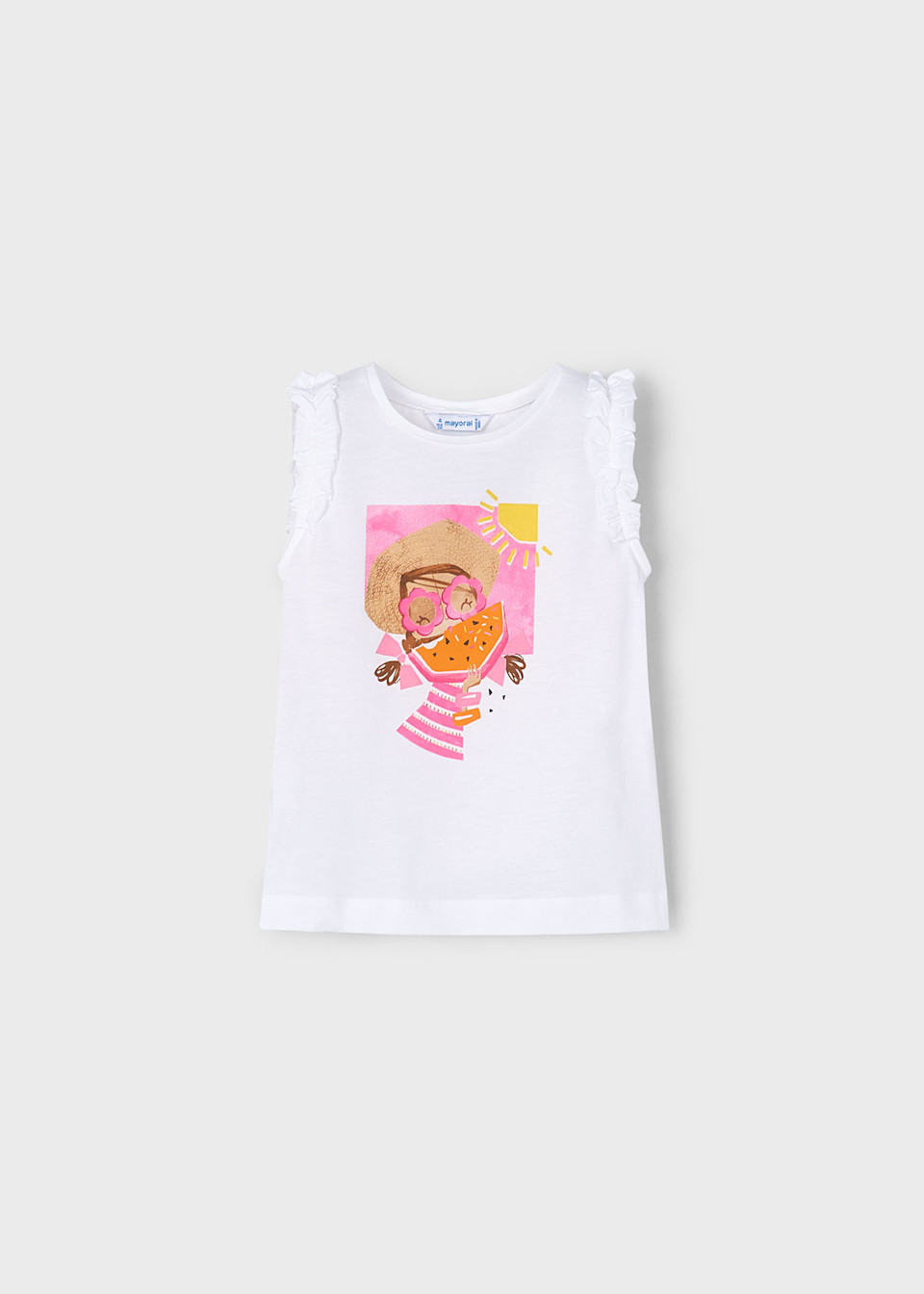 Girl watermelon print top