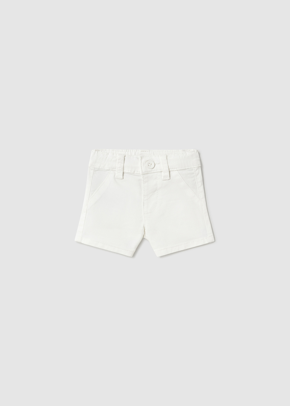 Newborn twill shorts