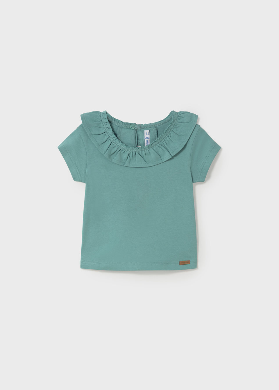 T-shirt à col à volants bébé