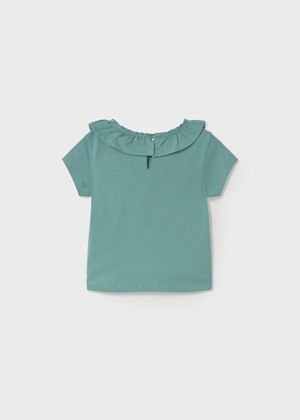 T-shirt à col à volants bébé