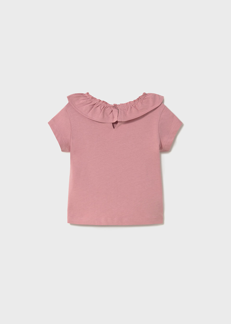 T-shirt à col à volants bébé