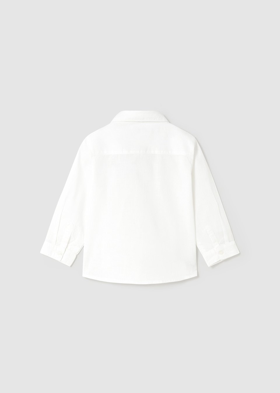 Camisa manga larga con corbatín bebé