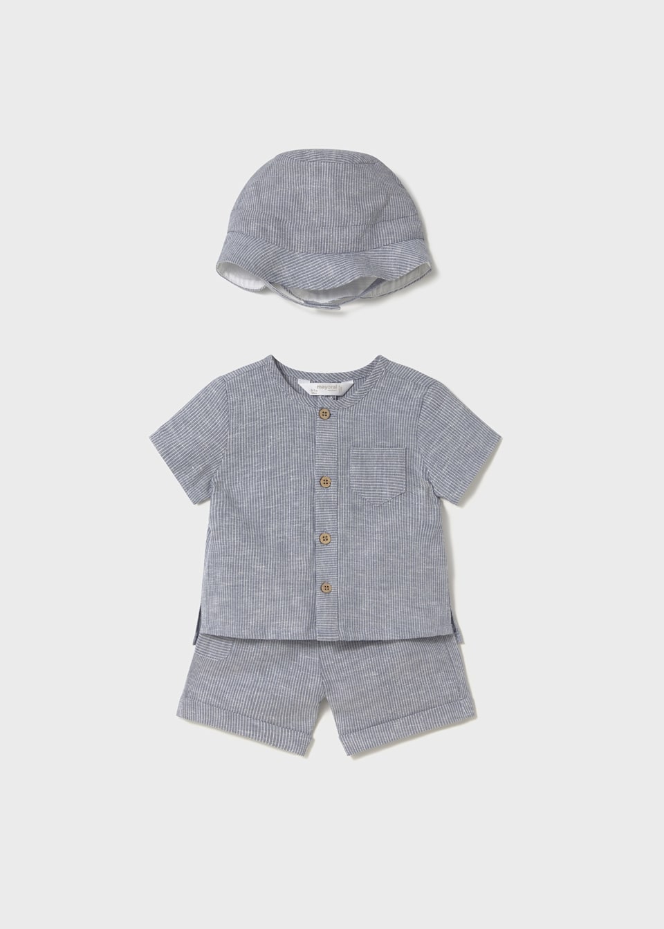 Newborn boy 3 piece striped set