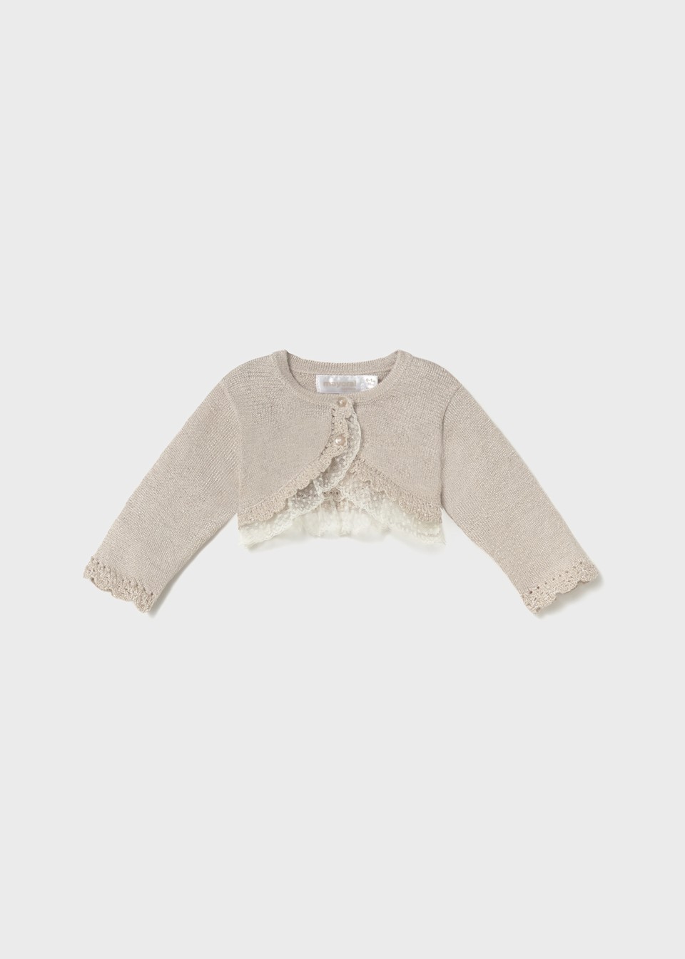 Feine Strickjacke Neugeborene Mädchen