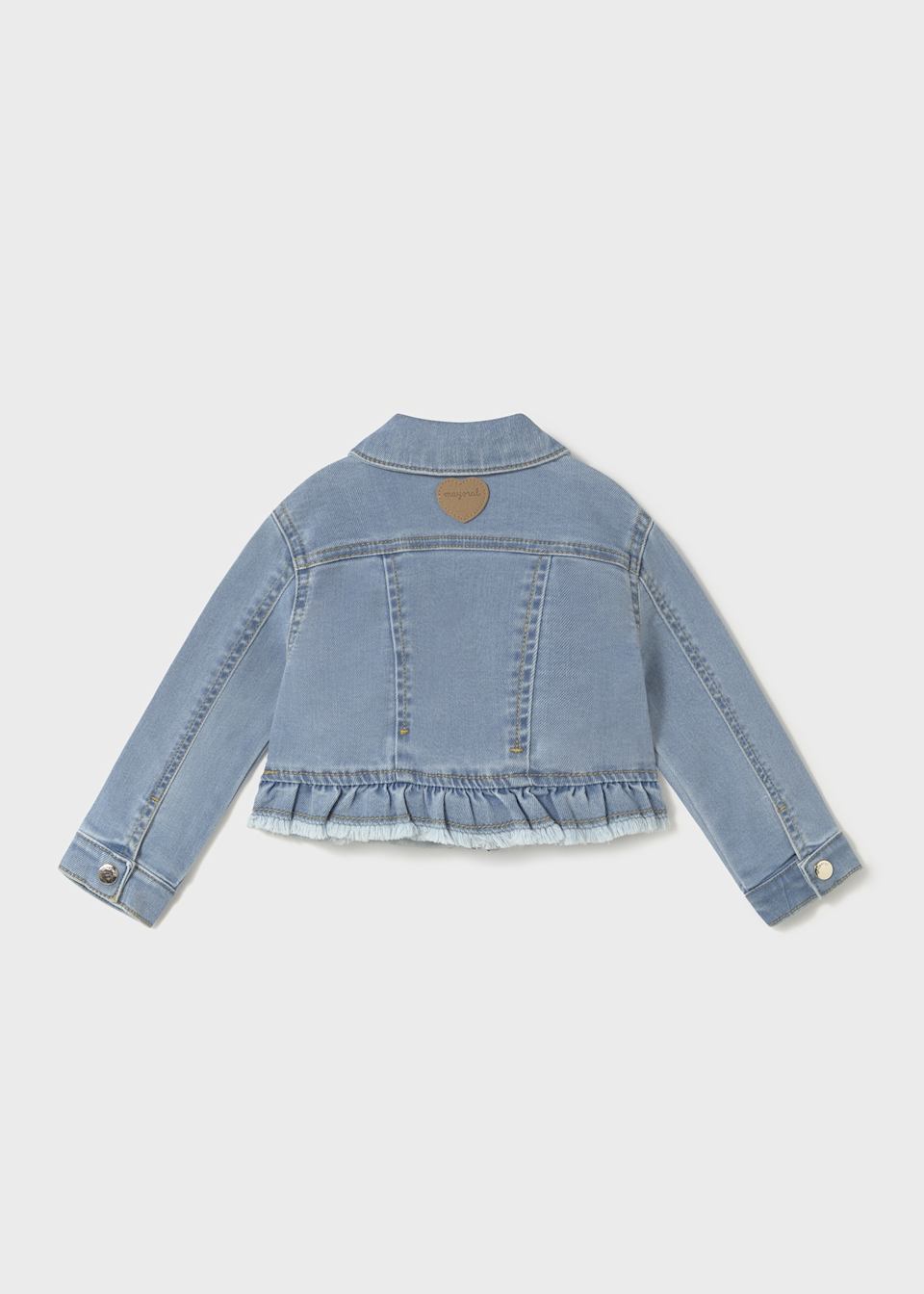 Baby ruffle denim jacket