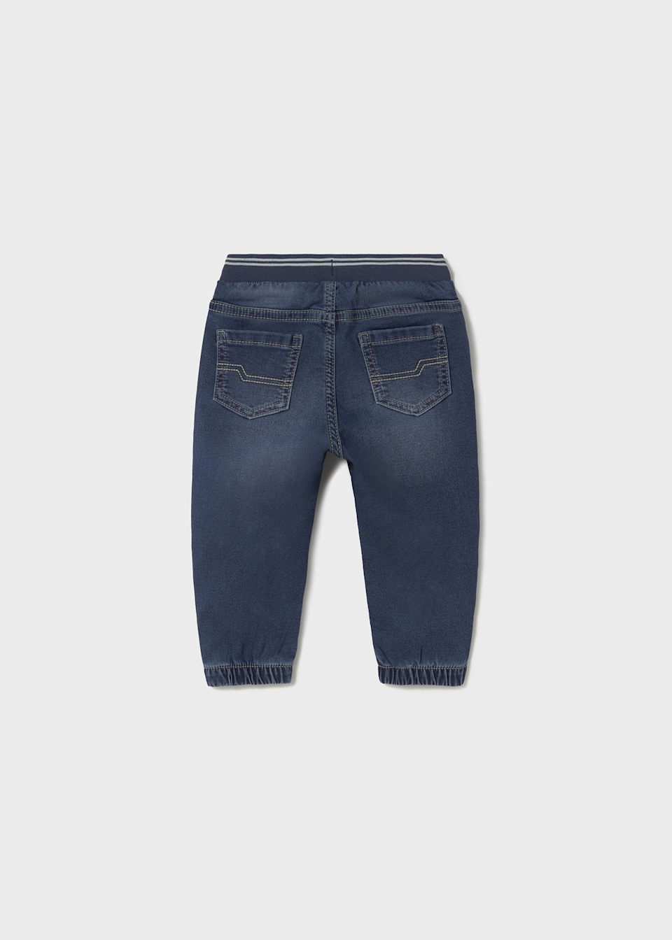 Pantaloni lungi cu talie elastica bebe