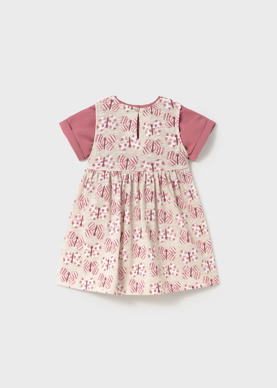 Vestido estampado con top bebé